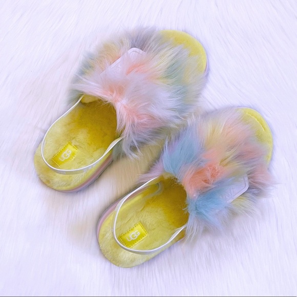UGG Women’s Disco Slide Tie Dye Platform Sandals - Picture 4 of 8